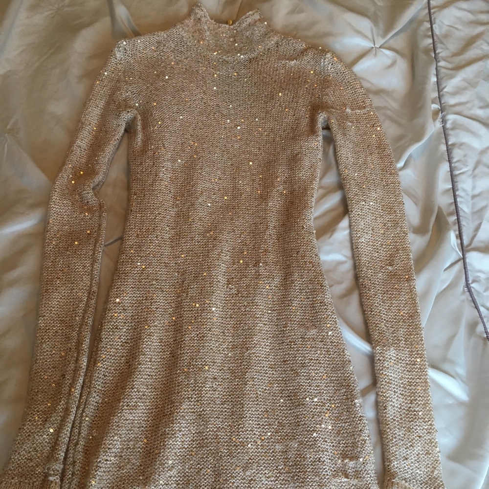 Sparkling Rose Gold Dress